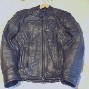 Harley-Davidson Men Leather Biker jacket Small